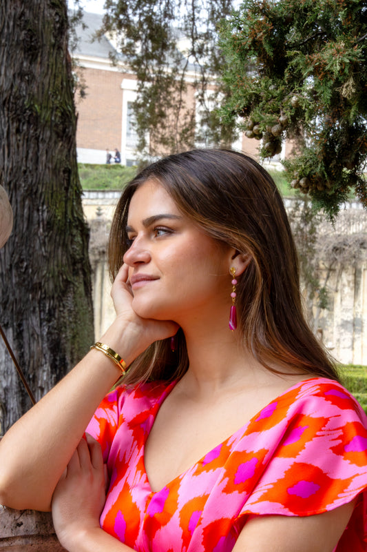 Pendientes Buganvilla