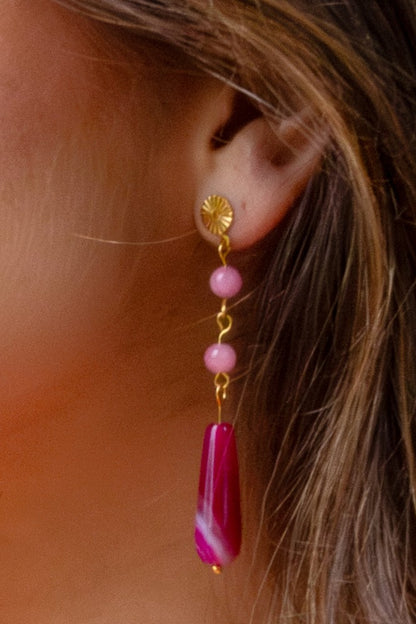 Pendientes Buganvilla